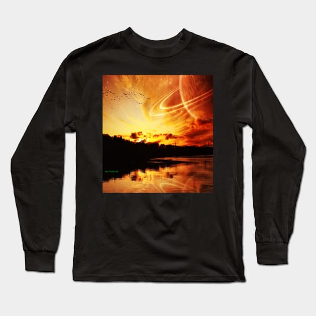 Planetary Long Sleeve T-Shirt by titojuan